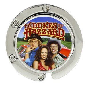 The Dukes of Hazzard Purse Hanger Foldable Hook Handbag Table Bag Holder Metal